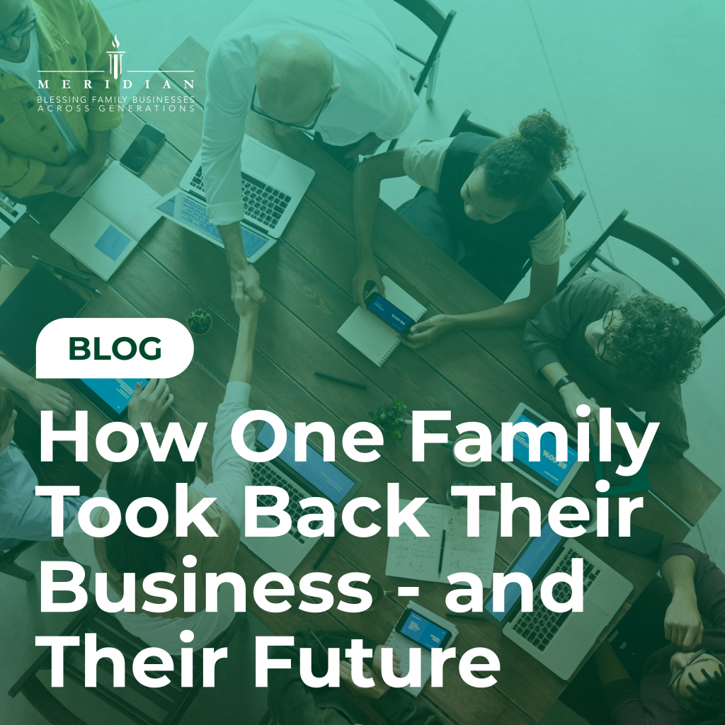 Family Business Succession Planning - How One Family Business Took Back Their Business - and Their Future