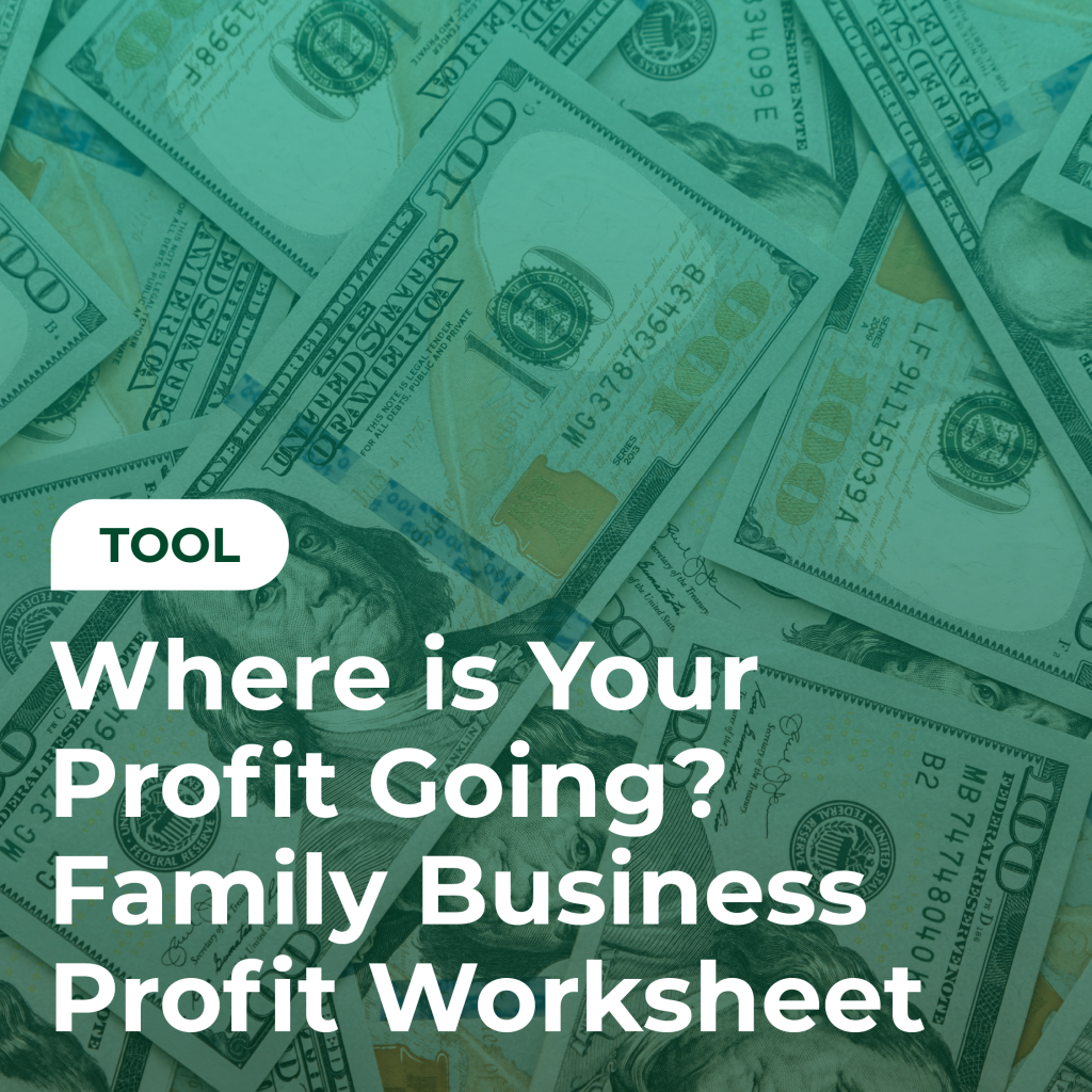 Meridian's Family Business Profit Worksheet is a free tool for multi-generational family businesses looking to reveal where profit may be leaking. In just a few minutes, you’ll uncover gaps and get next steps.